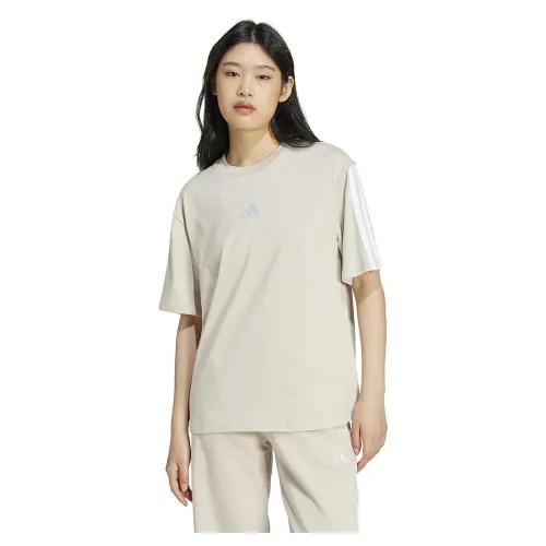 아디다스 에센셜 3 Stripes Boyfriend 반팔 티셔츠 141515947