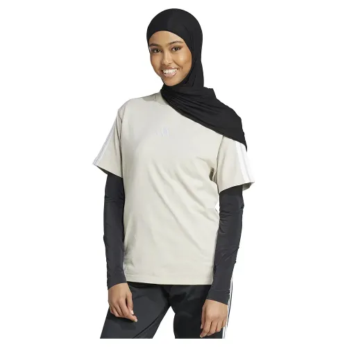 아디다스 에센셜 3 Stripes Cotton 반팔 티셔츠 141515983