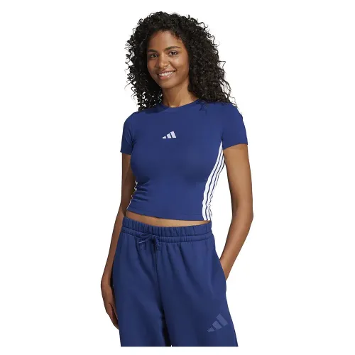 아디다스 에센셜 3 Stripes Slim Baby 반팔 티셔츠 141516015