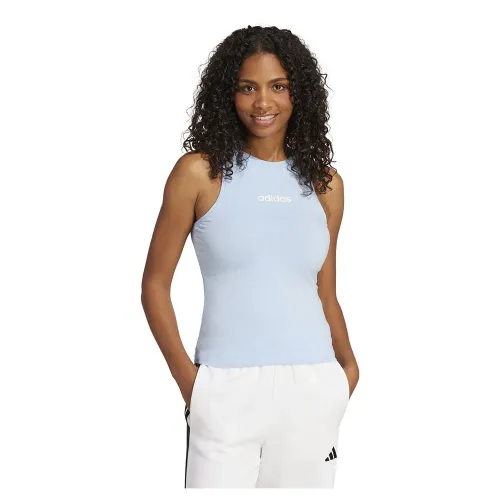 아디다스 에센셜 Linear Slim Cotton 나시 티셔츠 141516114