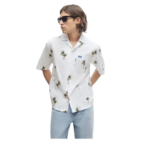 휴고 보스 Eligino 01 BLUE 반팔 셔츠 141538959