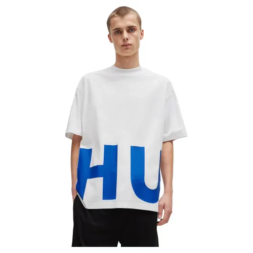 휴고 보스 Nannavaro 01 BLUE 반팔 티셔츠 141539062