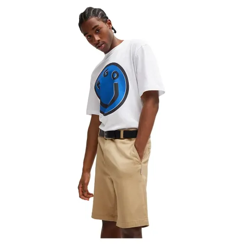 휴고 보스 Nimper 01 BLUE 반팔 티셔츠 141539139