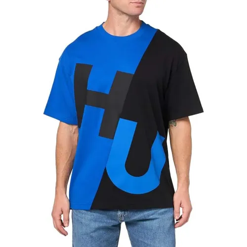 휴고 보스 Nokerios 01 BLUE 반팔 티셔츠 141539156