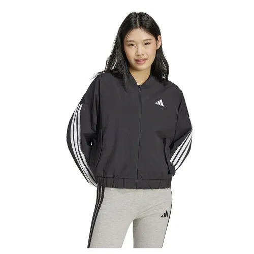 아디다스 에센셜 3 Stripes Lifestyle Woven 봄버 자켓 141541489