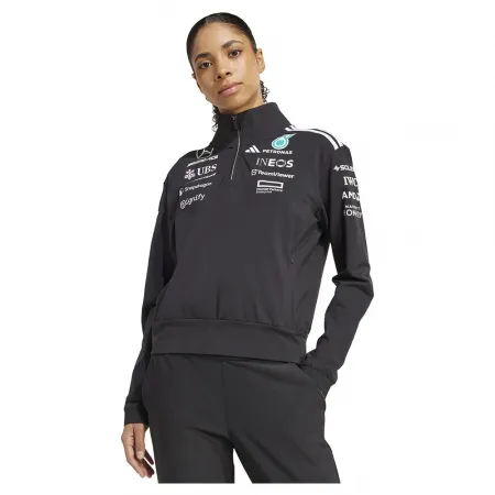 아디다스 메르세데스 AMG Petronas F1 Team 하프 지퍼 스웨터 141542011