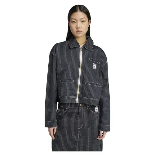 아디다스 Allover Print Cropped 데님 자켓 141542719