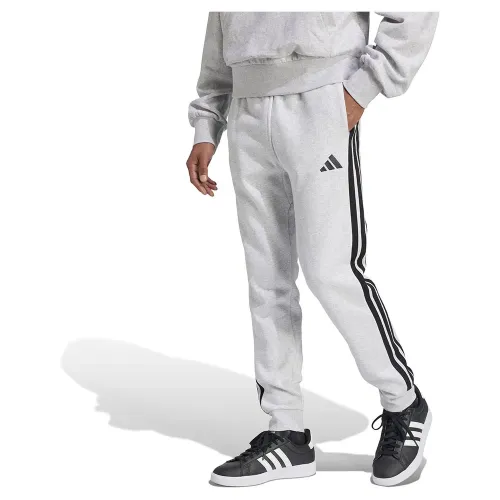 아디다스 에센셜 3 Stripes 플리스 조거팬츠 141566255