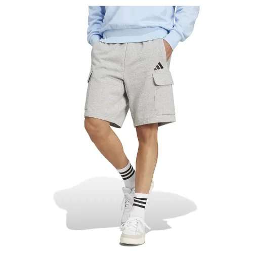 아디다스 에센셜 Feel Cozy 플리스 카고 반바지 141566332