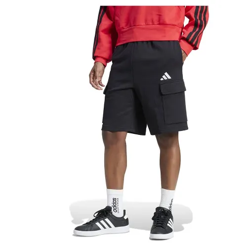 아디다스 에센셜 Feel Cozy French Terry 카고 반바지 141566394