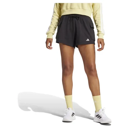 아디다스 에센셜 Small Logo French Terry 카고 반바지 141566501