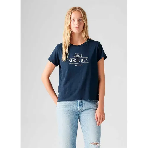 리바이스 그래픽 Boxy 반팔 티셔츠 141590340