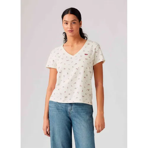 리바이스 Perfect 반팔 V넥 티셔츠 141590517