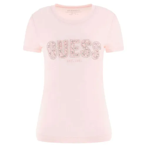 게스 Cn Logo Lace 반팔 티셔츠 141631445