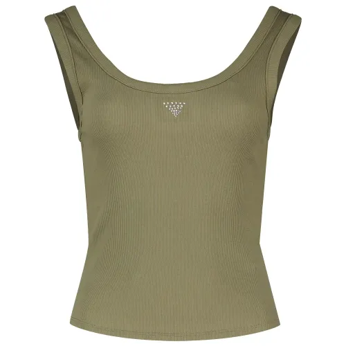 게스 Triangle Bling Rib 나시 티셔츠 141631492