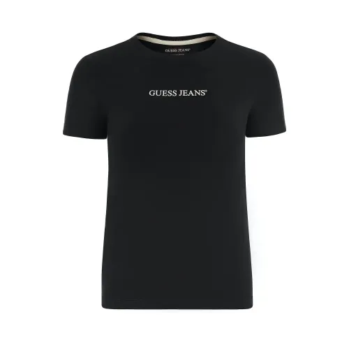 게스 Gj Slim Logo Print 반팔 티셔츠 141631532