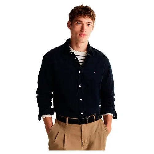 타미힐피거 Solid Regular Fit 긴팔 셔츠 141656923