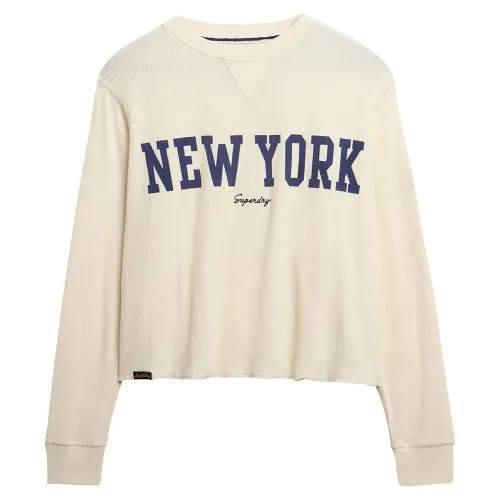 슈퍼드라이 Ath 에센셜 그래픽 긴팔 티셔츠 141662926