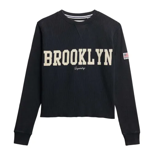 슈퍼드라이 Ath 에센셜 그래픽 긴팔 티셔츠 141662927