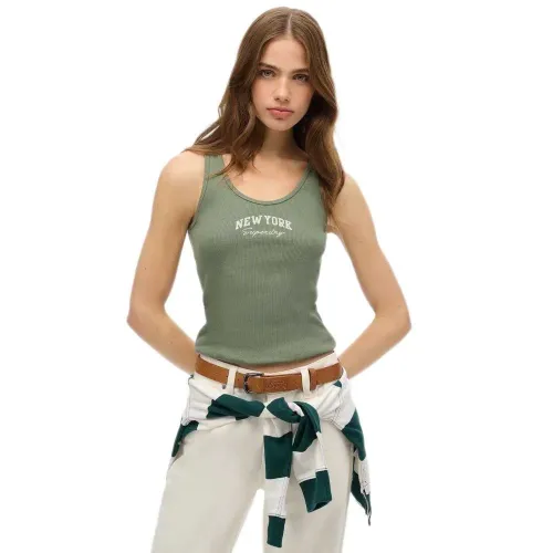 슈퍼드라이 Athletic Ess 그래픽 나시 티셔츠 141662936