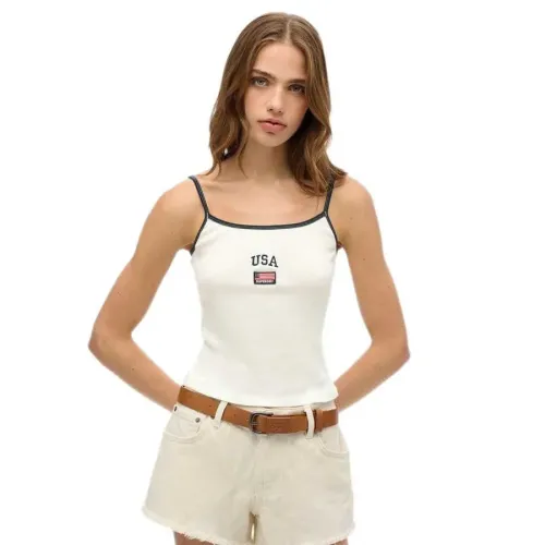 슈퍼드라이 Athletic 에센셜 Cami 나시 티셔츠 141662955