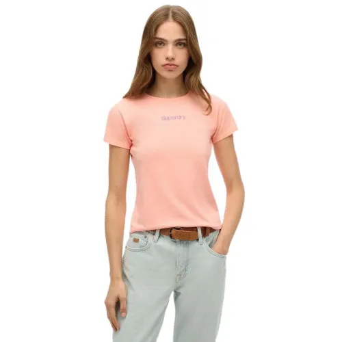 슈퍼드라이 Core Logo City Fitted 반팔 티셔츠 141663090