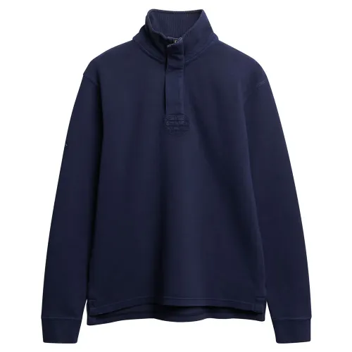 슈퍼드라이 Cotton 클래식 Pique Henley 스웨터 141663124