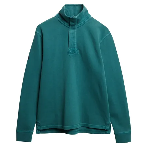 슈퍼드라이 Cotton 클래식 Pique Henley 스웨터 141663125