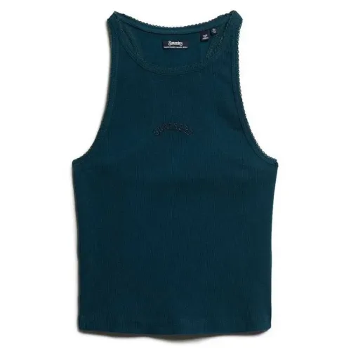 슈퍼드라이 에센셜 Logo Racer 나시 티셔츠 141663214