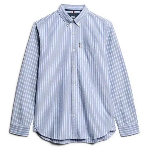 슈퍼드라이 Essentials Oxford 긴팔 셔츠 141663246