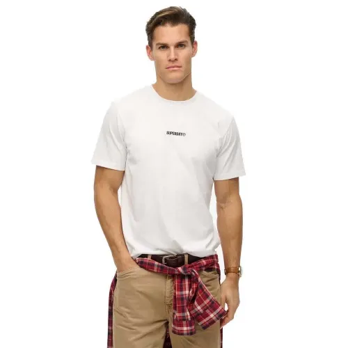 슈퍼드라이 Micro 로고 반팔 티셔츠 141663425