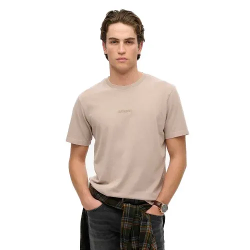 슈퍼드라이 Micro 로고 반팔 티셔츠 141663427