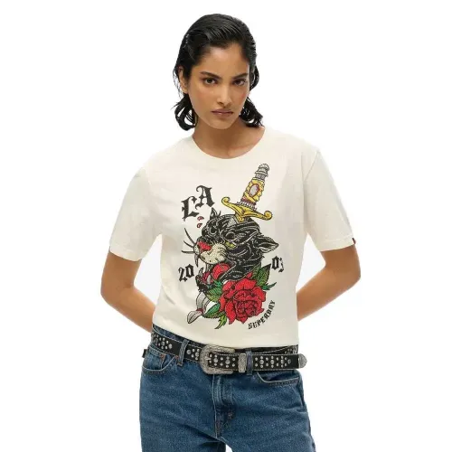 슈퍼드라이 Neo Trad Tattoo Relaxed 반팔 티셔츠 141663457