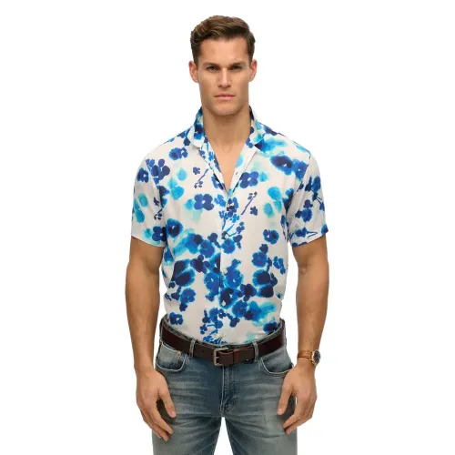 슈퍼드라이 Print 반팔 셔츠 141663497