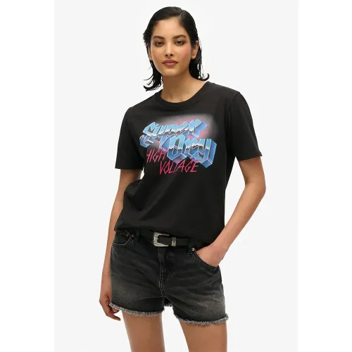 슈퍼드라이 Rock Band Relaxed 반팔 티셔츠 141663535