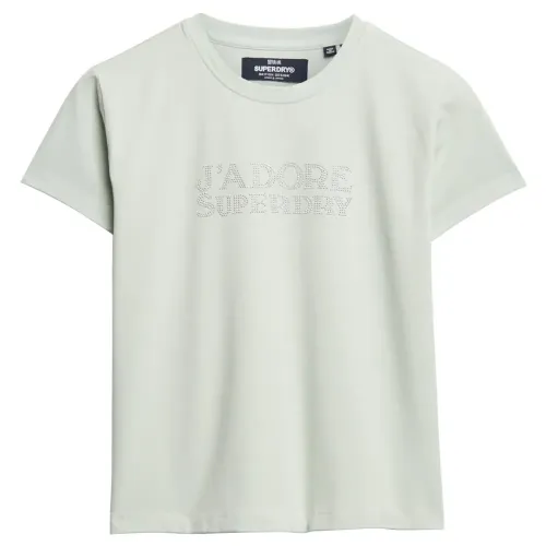 슈퍼드라이 Sport Luxe Fitted 반팔 티셔츠 141663566