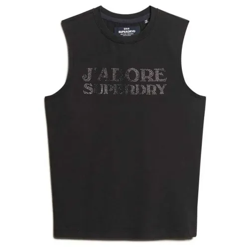 슈퍼드라이 Sport Luxe Fitted 나시 티셔츠 141663582