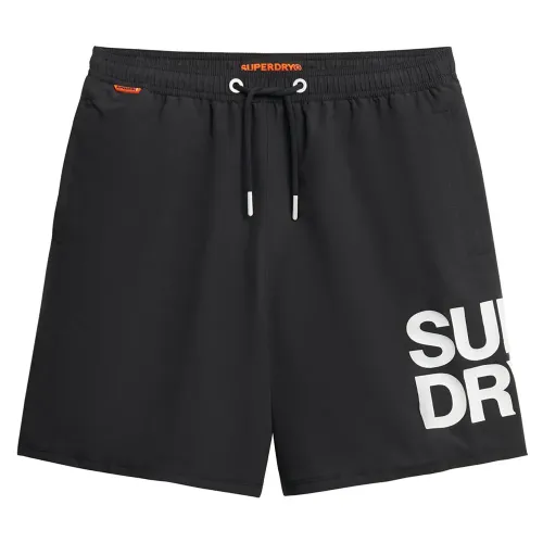 슈퍼드라이 Sportswear 로고 17인치 수영 반바지 141663585