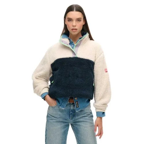 슈퍼드라이 Super Soft Mash Up Henley 스웨터 141663618