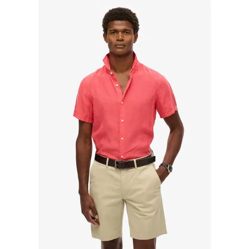 슈퍼드라이 Vacation Linen 반팔 셔츠 141663695