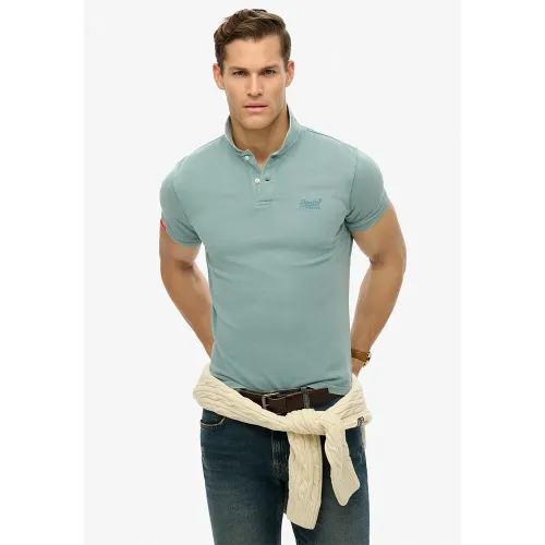 슈퍼드라이 Vint Destroy 반팔 폴로 셔츠 141663713