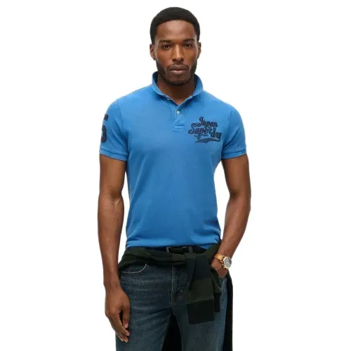 슈퍼드라이 Vint Destroy 반팔 폴로 셔츠 141663722