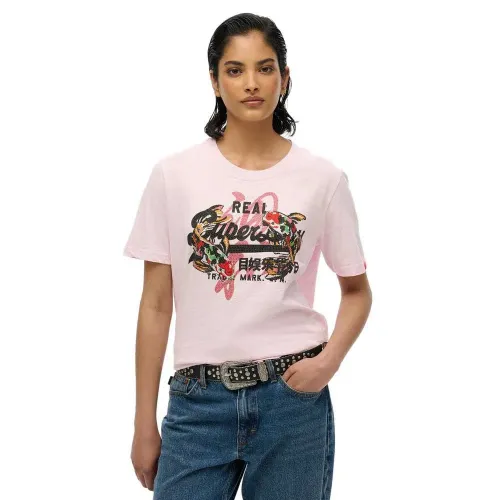 슈퍼드라이 Vl Tokyo Relaxed 반팔 티셔츠 141663820