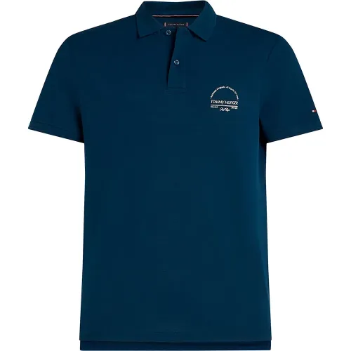 타미힐피거 Archive Graphic Regular Fit 반팔 폴로 셔츠 141678866
