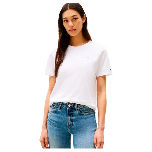 타미힐피거 Contrast Flag Regular Fit 반팔 티셔츠 141678913