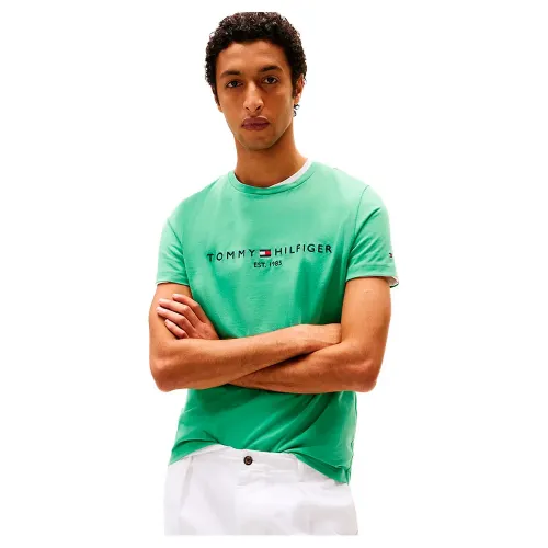 타미힐피거 로고 반팔 티셔츠 141679040