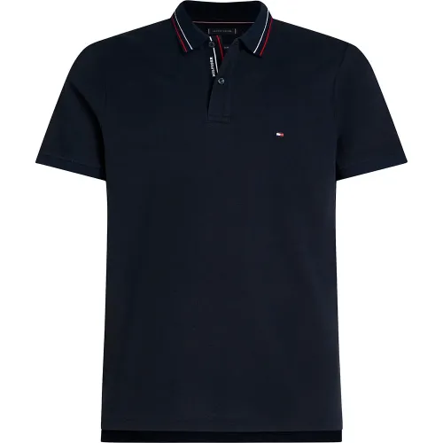 타미힐피거 Placket Interest Regular Fit 반팔 폴로 셔츠 141679098