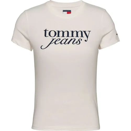 타미힐피거 에센셜 Logo 반팔 티셔츠 141679381