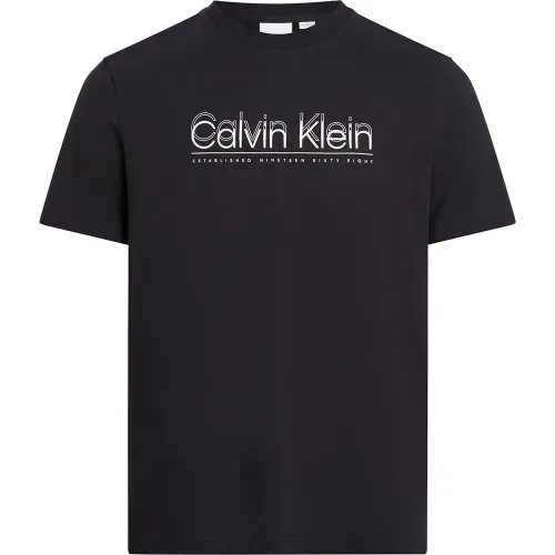 캘빈클라인 Double Logo 반팔 티셔츠 141679606