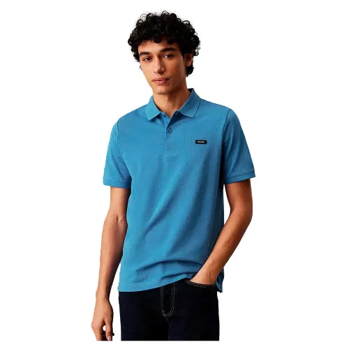 캘빈클라인 Stretch Pique Slim Button 반팔 폴로 셔츠 141679764